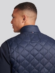 U.S. Polo Assn. Blue Mens Onion Quilt Lightweight Gilet - Image 5 of 9