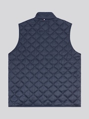 U.S. Polo Assn. Blue Mens Onion Quilt Lightweight Gilet - Image 7 of 9