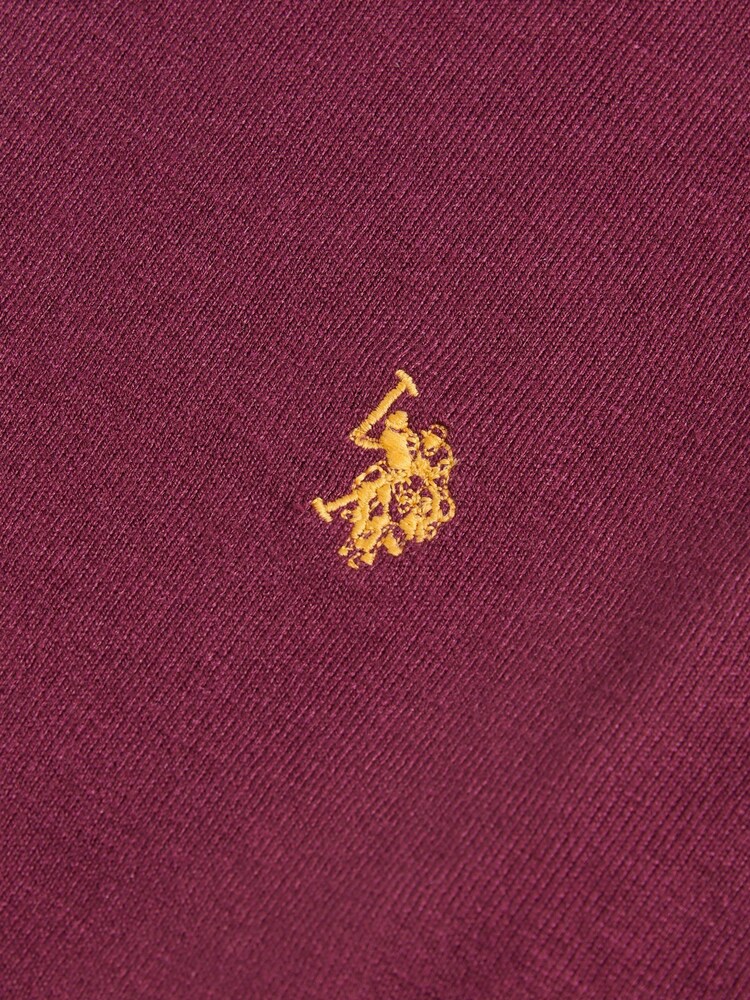 U.S. Polo Assn. Purple Mens Cotton Crew Neck Jumper - Image 7 of 7 U.S. Polo Assn. Purple Mens Cotton Crew Neck Jumper - Image 7 of 7