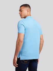 U.S. Polo Assn. Blue Mens Double Horsemen Polo Shirt - Image 2 of 8