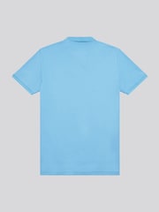 U.S. Polo Assn. Blue Mens Double Horsemen Polo Shirt - Image 6 of 8
