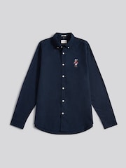 U.S. Polo Assn. Navy Blue Mens Chuck Oxford Shirt - Image 1 of 3
