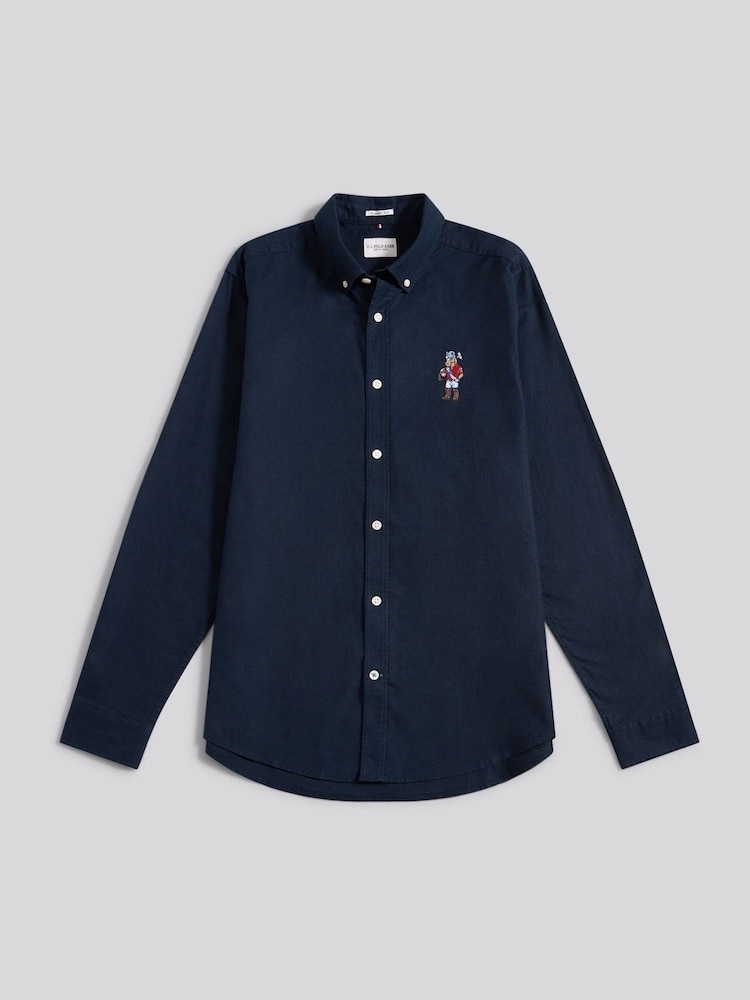 U.S. Polo Assn. Navy Blue Mens Chuck Oxford Shirt - Image 1 of 3