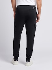 U.S. Polo Assn. Black Mens Double Horsemen Cargo Sweat Joggers - Image 2 of 9