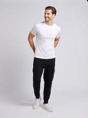 U.S. Polo Assn. Black Mens Double Horsemen Cargo Sweat Joggers - Image 3 of 9