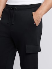 U.S. Polo Assn. Black Mens Double Horsemen Cargo Sweat Joggers - Image 4 of 9