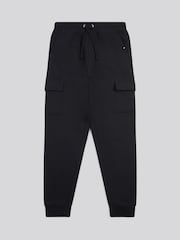U.S. Polo Assn. Black Mens Double Horsemen Cargo Sweat Joggers - Image 6 of 9