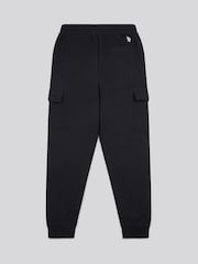 U.S. Polo Assn. Black Mens Double Horsemen Cargo Sweat Joggers - Image 7 of 9