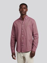 U.S. Polo Assn. Purple Mens Peached Oxford Shirt - Image 1 of 8