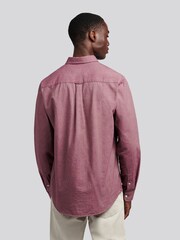 U.S. Polo Assn. Purple Mens Peached Oxford Shirt - Image 3 of 8