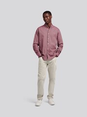 U.S. Polo Assn. Purple Mens Peached Oxford Shirt - Image 4 of 8