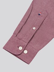 U.S. Polo Assn. Purple Mens Peached Oxford Shirt - Image 8 of 8