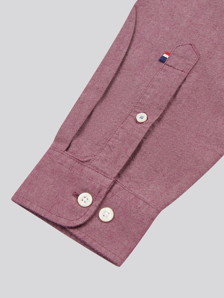 U.S. Polo Assn. Purple Mens Peached Oxford Shirt - Image 8 of 8