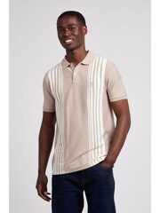 U.S. Polo Assn. Natural Mens Vertical Stripe Polo Shirt - Image 5 of 14