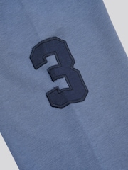 U.S. Polo Assn. Blue Mens Player 3 Loopback Hoodie - Image 8 of 9