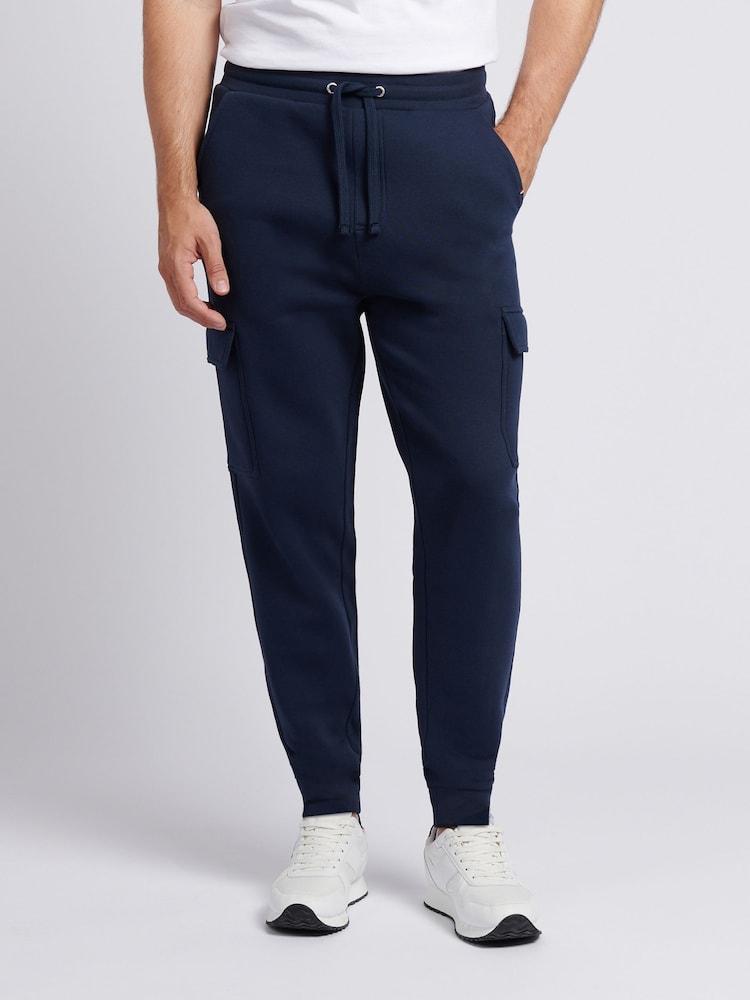 U.S. Polo Assn. Blue Mens Double Horsemen Cargo Sweat Joggers - Image 1 of 9 U.S. Polo Assn. Blue Mens Double Horsemen Cargo Sweat Joggers - Image 1 of 9