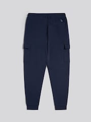 U.S. Polo Assn. Blue Mens Double Horsemen Cargo Sweat Joggers - Image 7 of 9