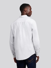 Cinza - U.S. Polo Assn. Camisas Oxford Pêssego Masculinas - Imagem 3 de 8