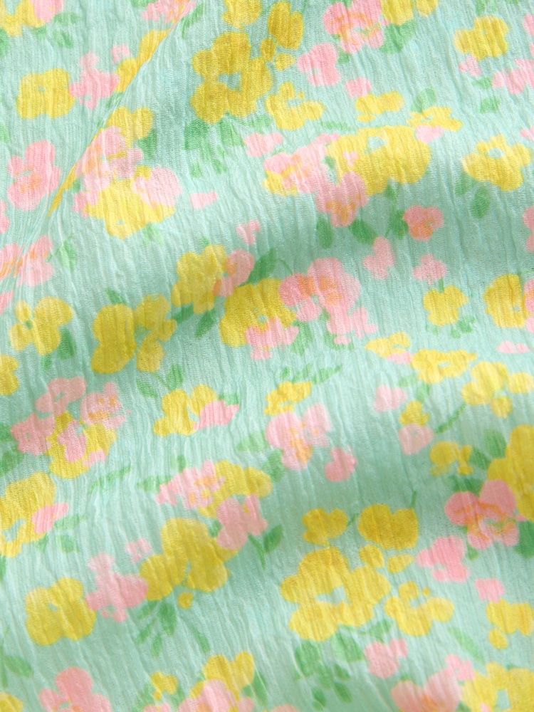 Green Ditsy Crinkle Jersey Jumpsuit (3-16yrs) - Image 8 of 8