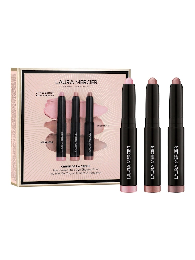 Laura Mercier Mini Cream de la Cream Caviar Stick Eyeshadow Trio worth 40 - Image 1 of 8
