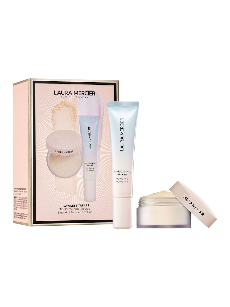 Laura Mercier Mini Flawless Treats Prime and Set Duo (Worth Over £44) - Image 1 of 8 Laura Mercier Mini Flawless Treats Prime and Set Duo (Worth Over £44) - Image 1 of 8