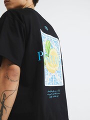 River Island Regular Fit Positano Lemon Print T-Shirt - Imagem 4 de 4