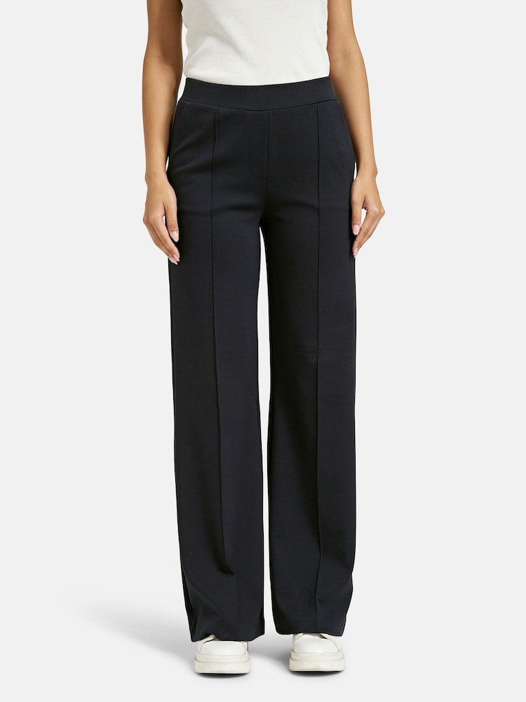 Smith & Soul Blue Pull On Jersey Trousers - Image 1 of 3