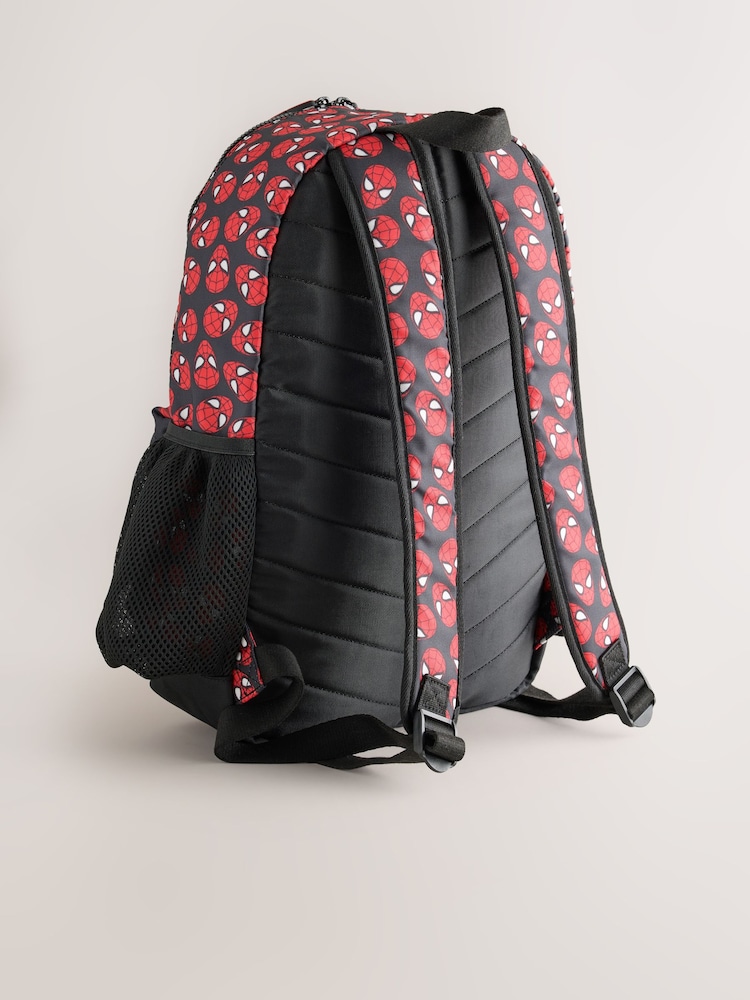 Black/Red Spiderman Backpack - Image 2 of 6