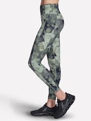 Skechers Green GO FLEX Rib Inbloom Leggings - Image 3 of 3