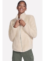 Skechers Cream Sherpa Jacket - Image 4 of 8