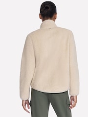 Skechers Cream Sherpa Jacket - Image 8 of 8
