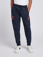 U.S. Polo Assn. Navy Blue Boys Player 3 Zip Hoodie and Joggers Set - Image 4 of 10