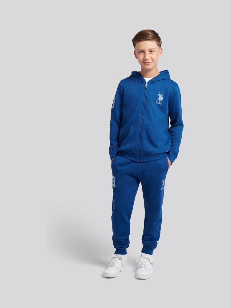 أزرق - U.S. Polo Assn. Boys Player 3 Zip Hoodie and Joggers Set - صورة 1 من 12 أزرق - U.S. Polo Assn. Boys Player 3 Zip Hoodie and Joggers Set - صورة 1 من 12