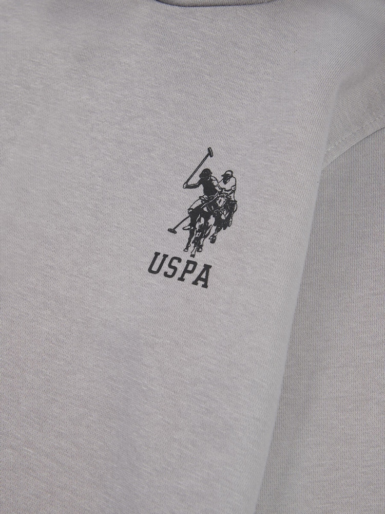 U.S. Polo Assn. Grey Player 3 Hoodie and Joggers Set - Image 10 of 10