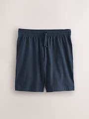 Indigo Blue Jersey Check Pyjamas Shorts 2 Pack - Image 3 of 7