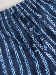 Indigo Blue Jersey Check Pyjamas Shorts 2 Pack - Image 6 of 7