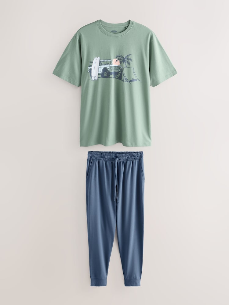Green Ford License Short Sleeve Pyjamas Set - Image 1 of 5