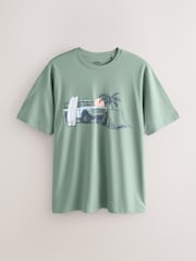 Green Ford License Short Sleeve Pyjamas Set - Image 2 of 5