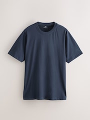 Blau - Printed Short Sleeve Pyjamas Set - Bild 6 von 10