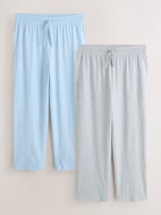 藍色/灰色 - 針織睡衣 2 包 - 圖片 1，共 11