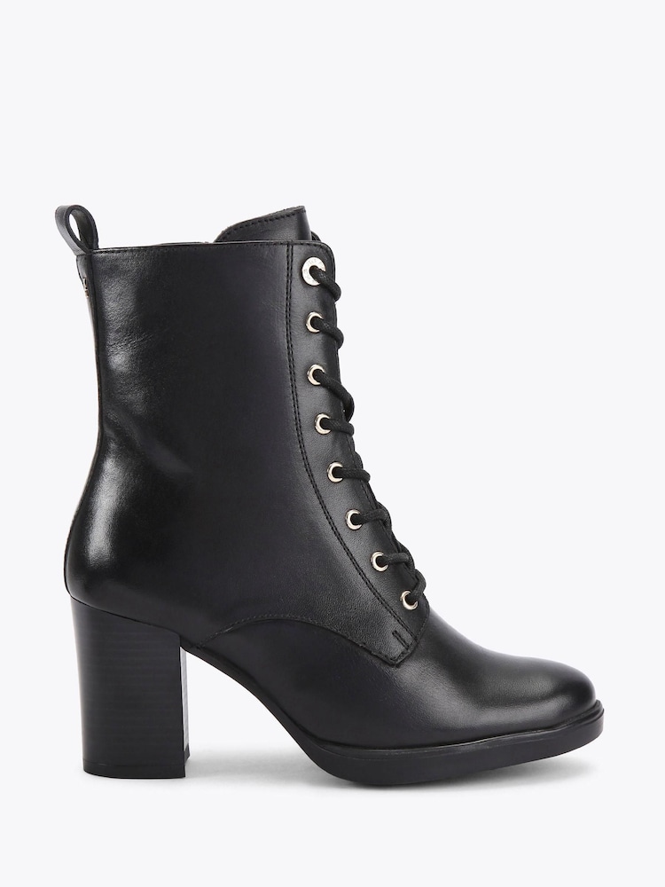 KG Kurt Geiger Lace-Up Black Boots - Image 2 of 5 KG Kurt Geiger Lace-Up Black Boots - Image 2 of 5
