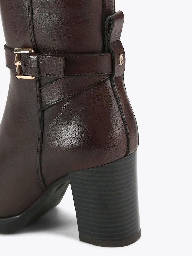 KG Kurt Geiger Brown High Leg Boots - Image 5 of 5