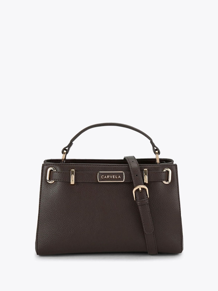 Carvela Violet Belted Brown Midi Bag - Image 1 of 4