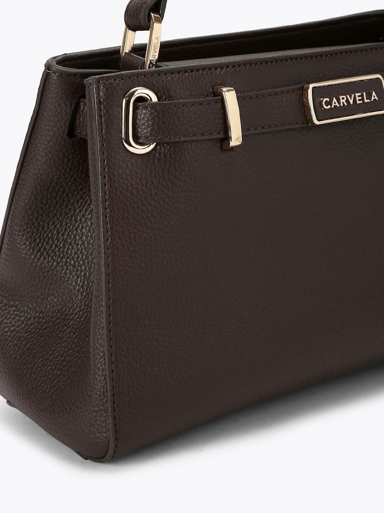 Carvela Violet Belted Brown Midi Bag - Image 4 of 4