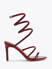 KG Kurt Geiger Red Athena Sandals - Image 2 of 5