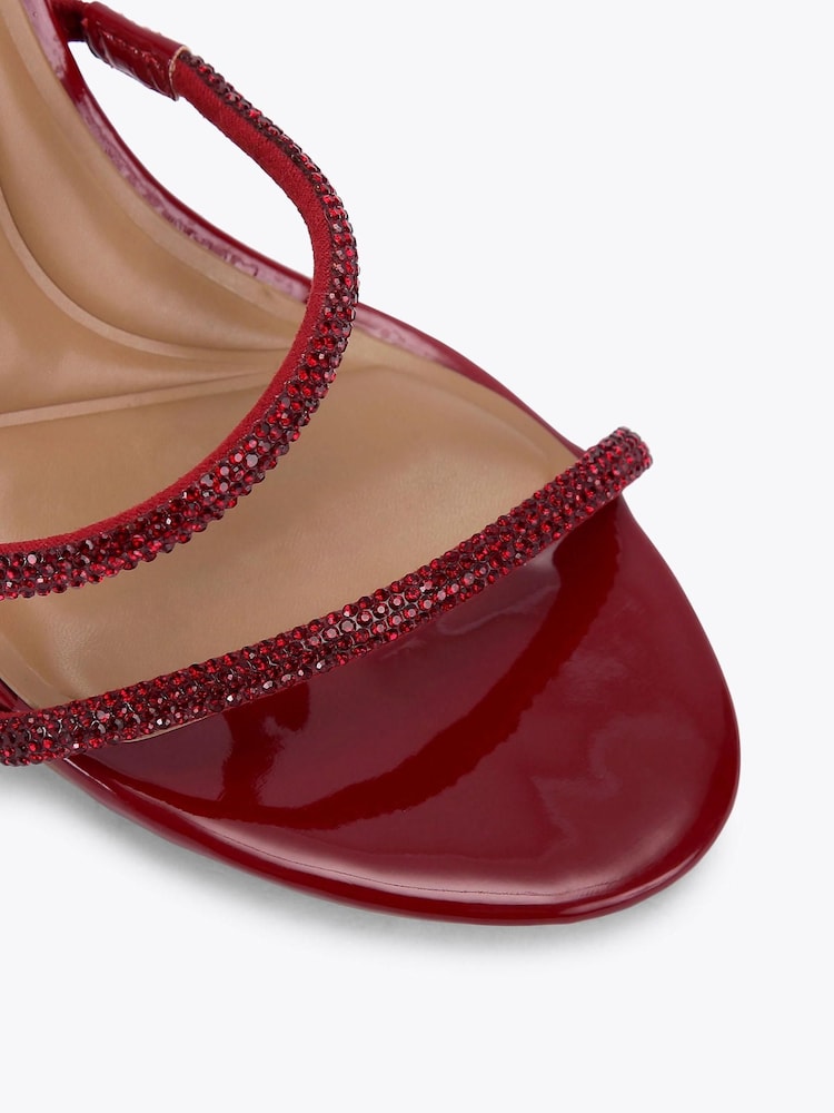 KG Kurt Geiger Red Athena Sandals - Image 5 of 5