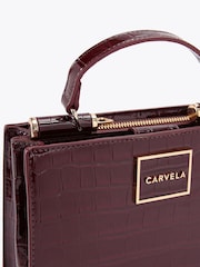 Carvela Mini Red Jessica Tote 2 Bag - Image 4 of 4