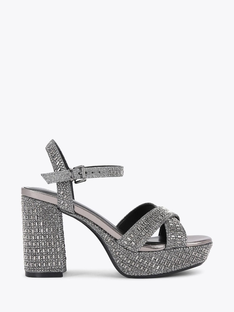 KG Kurt Geiger Fleur Platform Sandals - Image 1 of 4