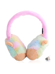 Squishmallows Cream Rainbow Plush Bluetooth Headphones - Image 3 of 5