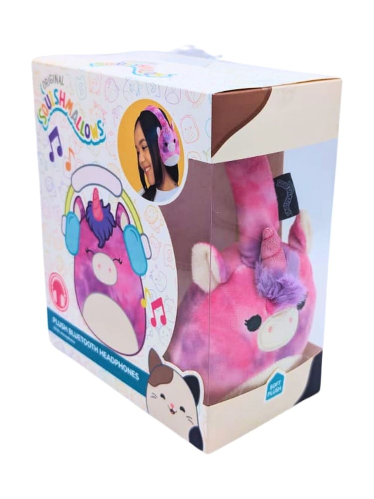 Squishmallows Cream Rainbow Plush Bluetooth Headphones - Image 5 of 5